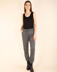 Sporty Chic Trousers in Grey