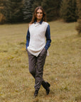 Sporty Chic Trousers in Grey
