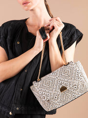 GABRIEL Jacquard handbag