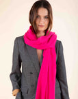 Plain Scarf in Pink