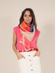 Watercolour Scarf in Sorbet