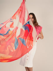 Watercolour Scarf in Sorbet