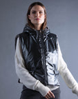 Reversible Quilted Jacklet with Hood