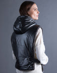 Reversible Quilted Jacklet with Hood