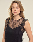 Black Lace Jumpsuit Size 12
