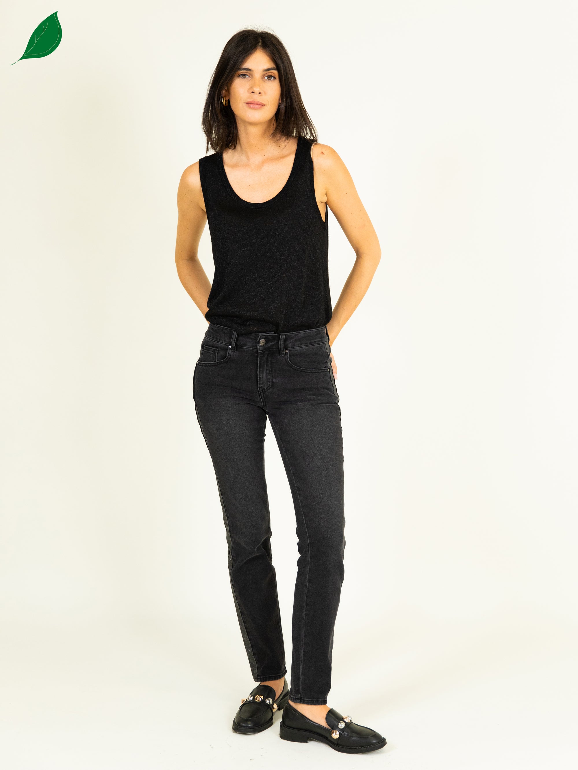 Kate Jeans in Grey Denim Size 18