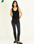 Kate Jeans in Grey Denim Size 18