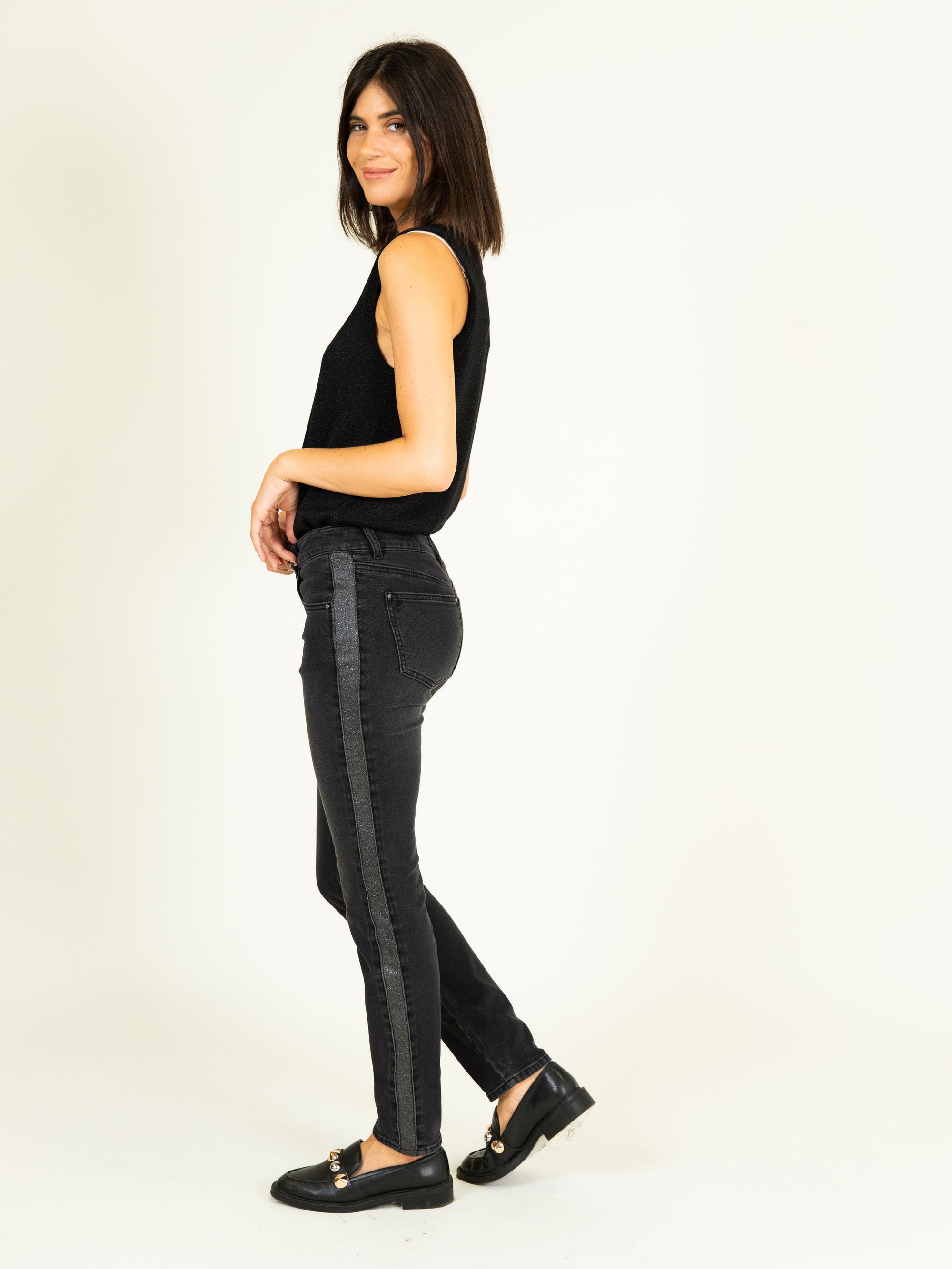 Kate Jeans in Grey Denim Size 18
