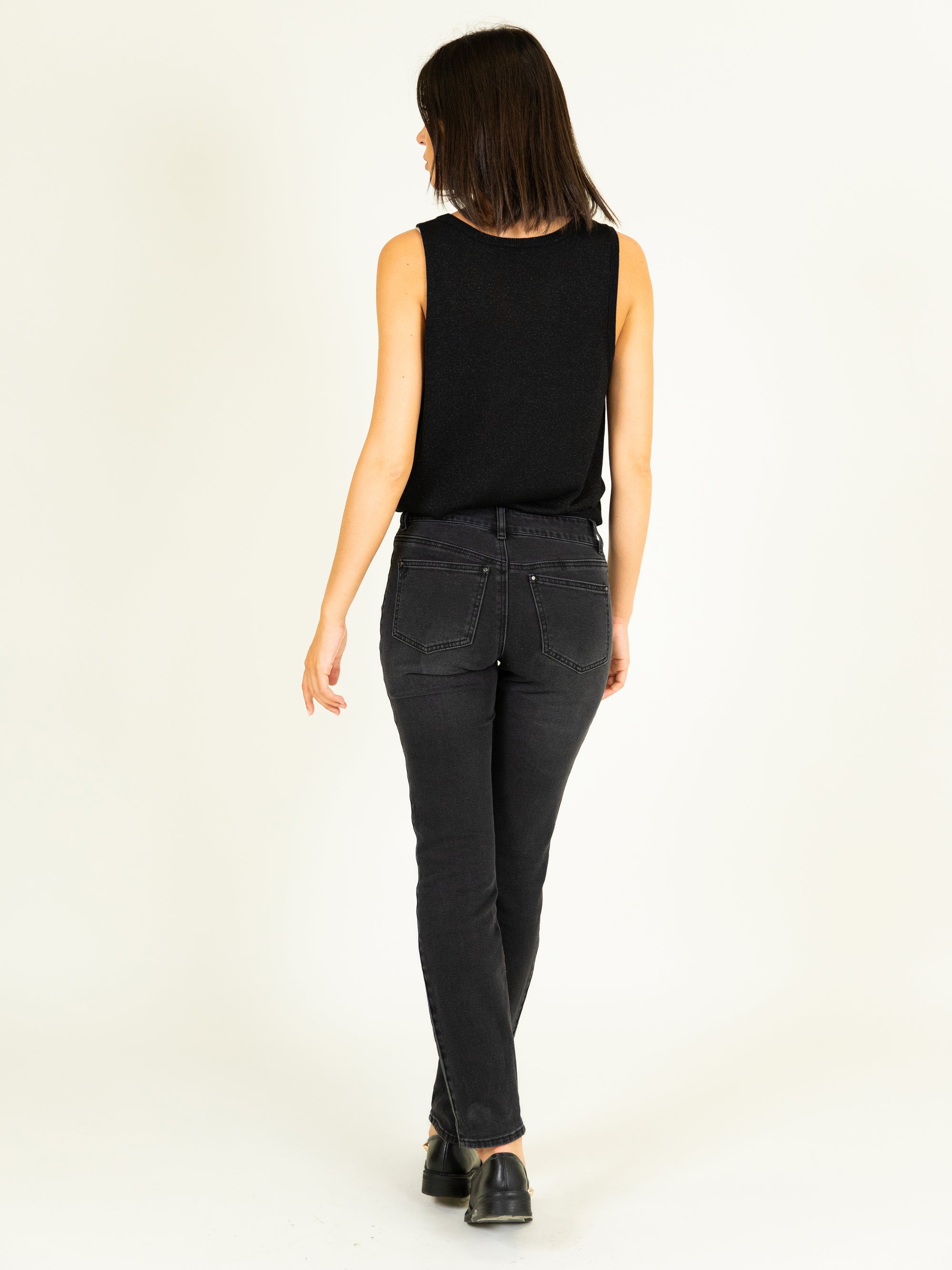 Kate Jeans in Grey Denim Size 18