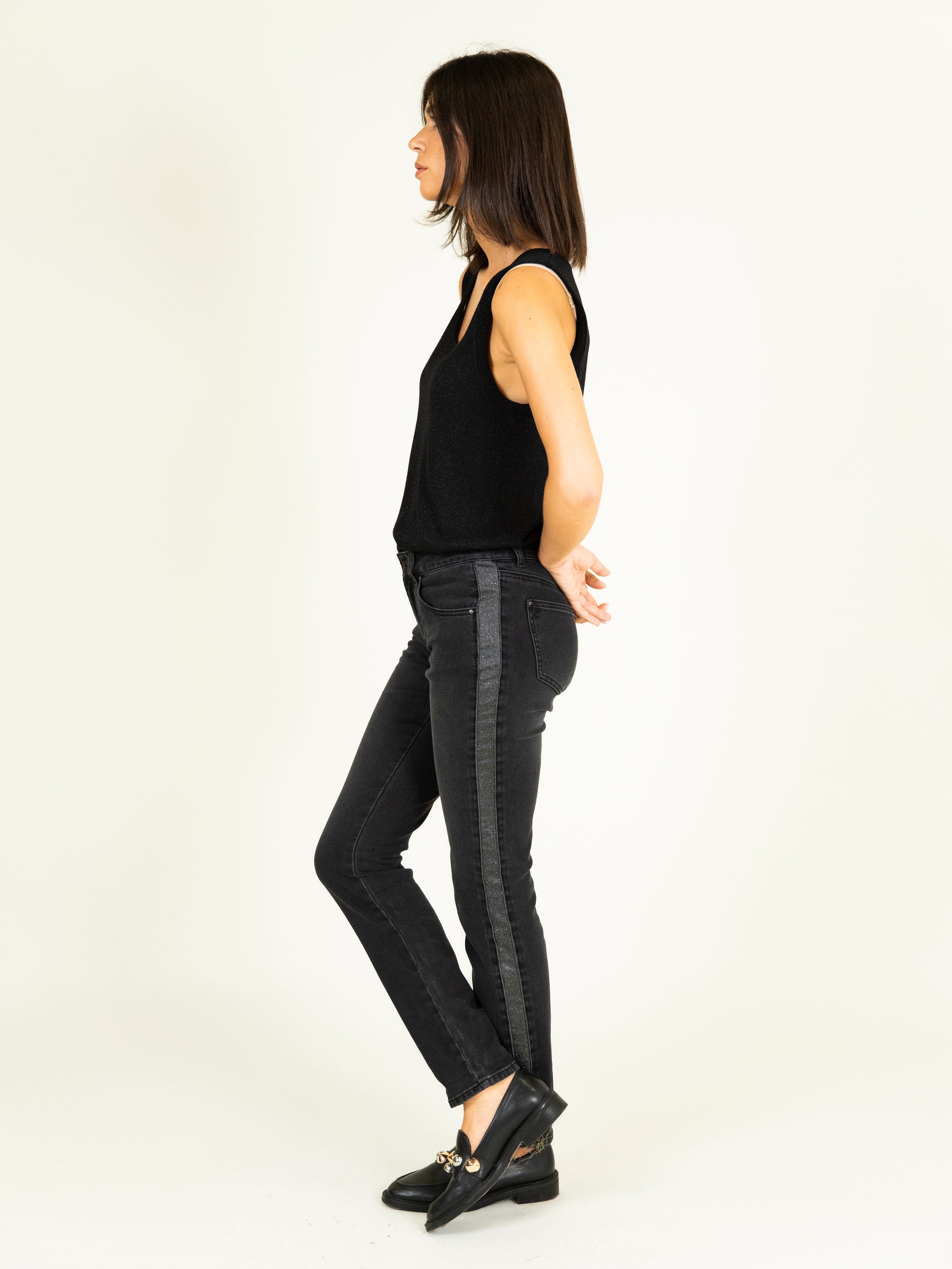 Kate Jeans in Grey Denim Size 18