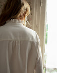 Ruffled Collar Blouse - CLEMENCE