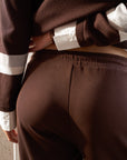 Modal Trousers - BARBARA in Chocolate