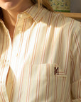 Striped Shirt - CAMILLE in Vanilla