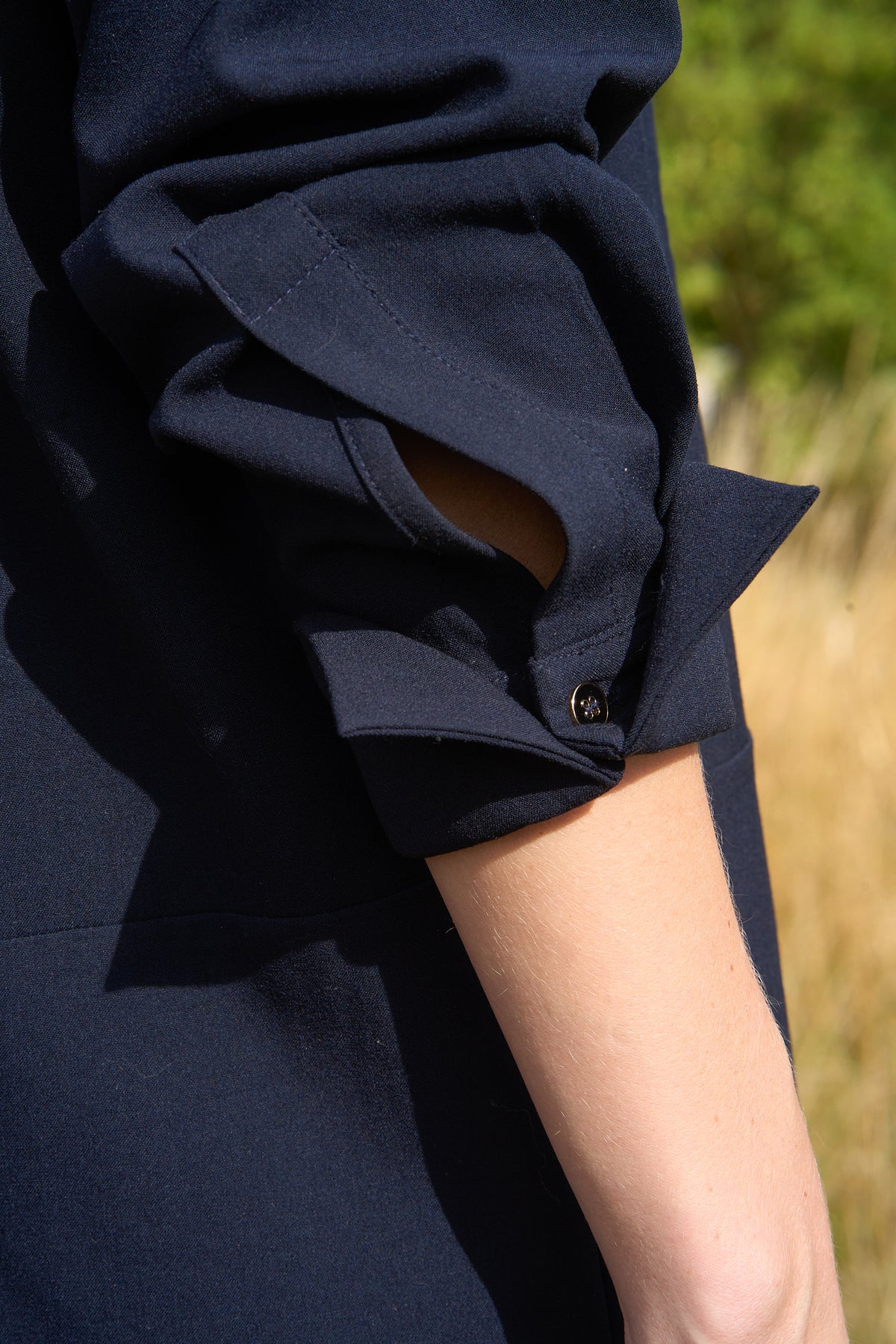 Shirt Dress - ROMY in Midnight Blue