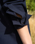 Shirt Dress - ROMY in Midnight Blue