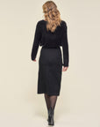 Denim Skirt in Black Size 8, 10, 16