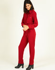Jumpsuit in Redcurrant Size 8, 10, 12