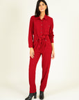 Jumpsuit in Redcurrant Size 8, 10, 12