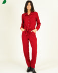 Jumpsuit in Redcurrant Size 8, 10, 12