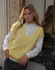 Sleeveless Jumper - PALOMA in Yellow