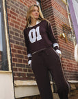Modal Trousers - BARBARA in Chocolate