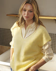 Sleeveless Jumper - PALOMA in Yellow