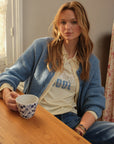 T-shirt with a message - THEA in Vanilla