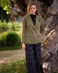 Double-breasted Blazer -VIOLETTE in Khaki