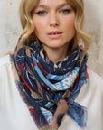Mixed Print Scarf - ALMA