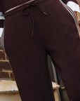 Modal Trousers - BARBARA in Chocolate