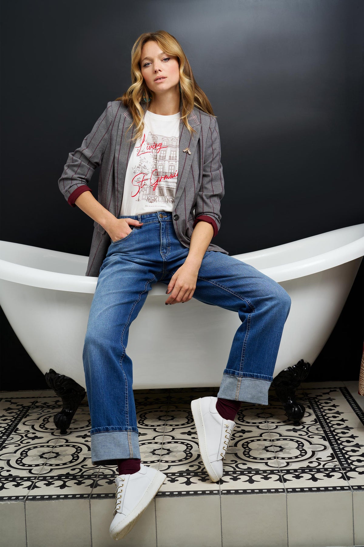 Striped Blazer - VERA