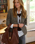 Prince of Wales Blazer - VICTOIRE in Sepia