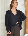 Monogram Trousers on Chocolate and Navy Size 8