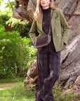 Double-breasted Blazer -VIOLETTE in Khaki