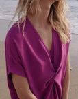 Drape Dress in Fuschia Size T3