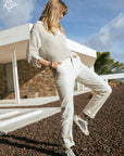 Carpenter trousers in Cream Size 10, 14