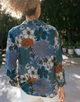 Floral ruffled shirt Size 22