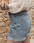 Light Denim Shorts Size 6