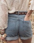 Light Denim Shorts Size 6