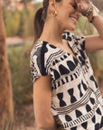 Ethnic Print Blouse Size 24