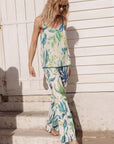 Watercolour Printed Trousers Size T4