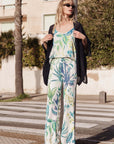 Watercolour Printed Trousers Size T4