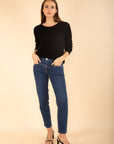 JULIETTE Mom Jeans in Medium Denim