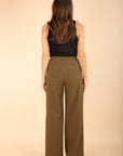 Sporty Chic Trousers in Khaki