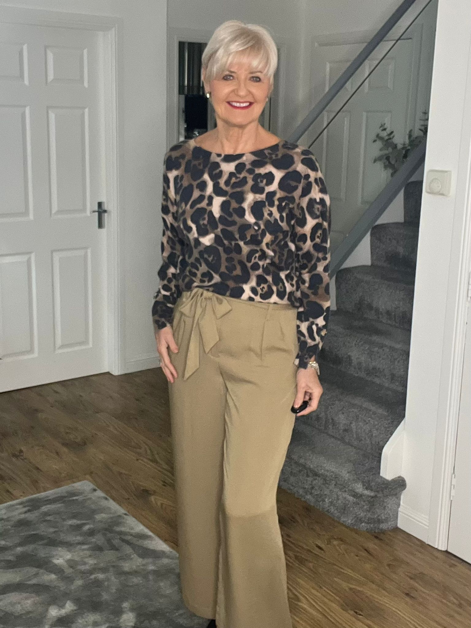 Alison modelling the new City Pulse Capsule