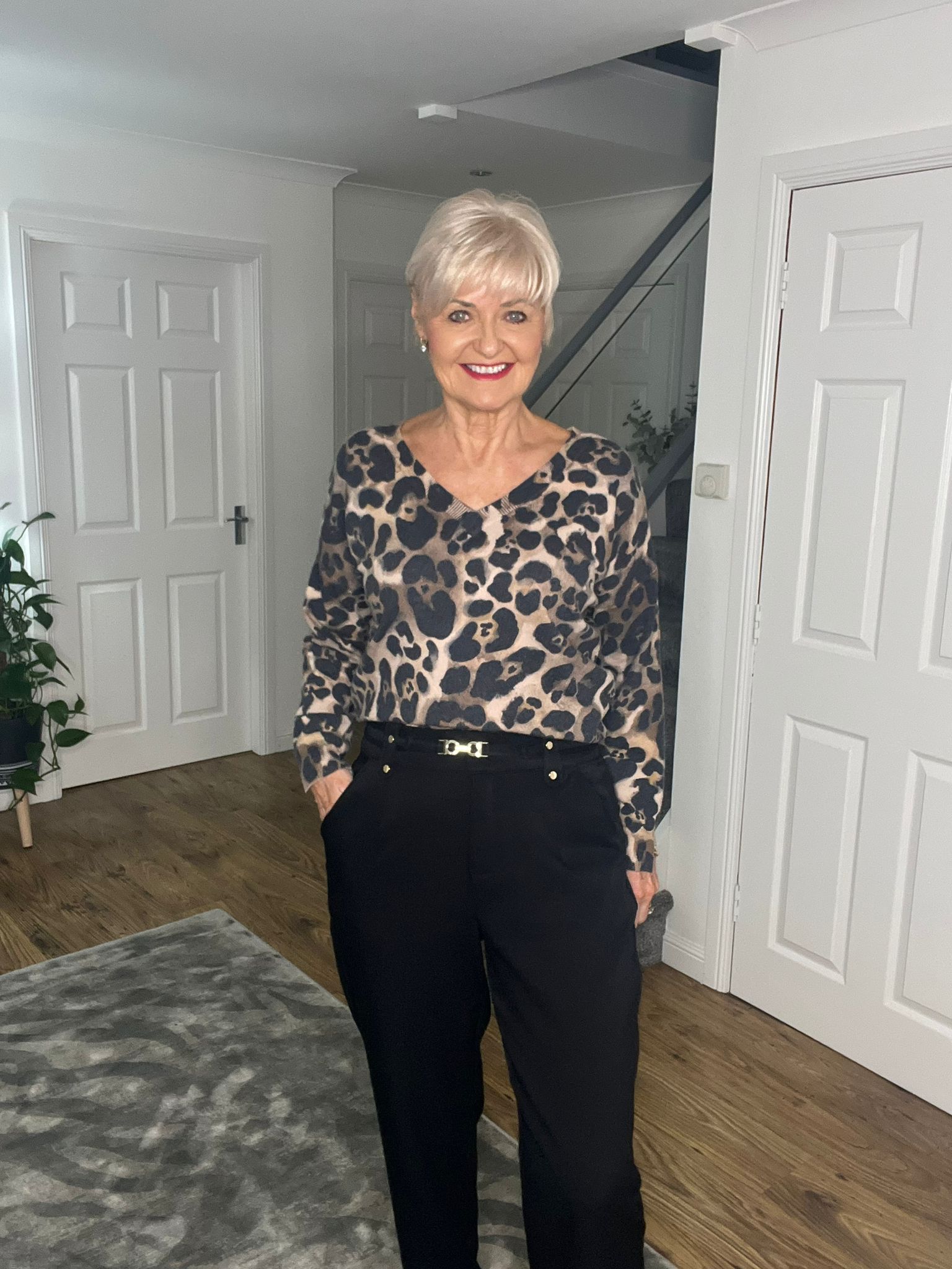 Alison modelling the new City Pulse Capsule