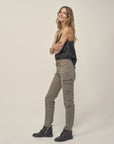 Cargo Trousers in Pebble Size 16