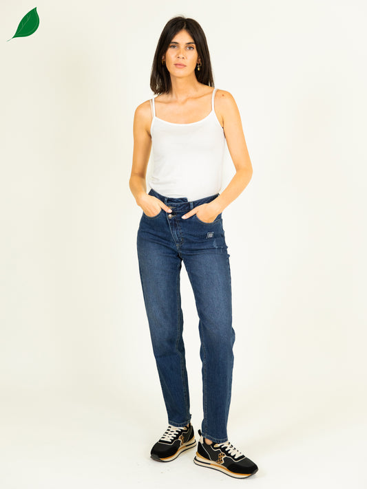 Charlie Patch Jeans in Blue Denim