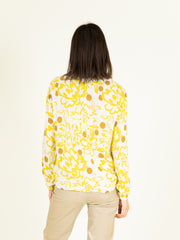 Pastel Print Blouse in Yellow