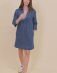 Denim Dress with Pockets Size 12, 14